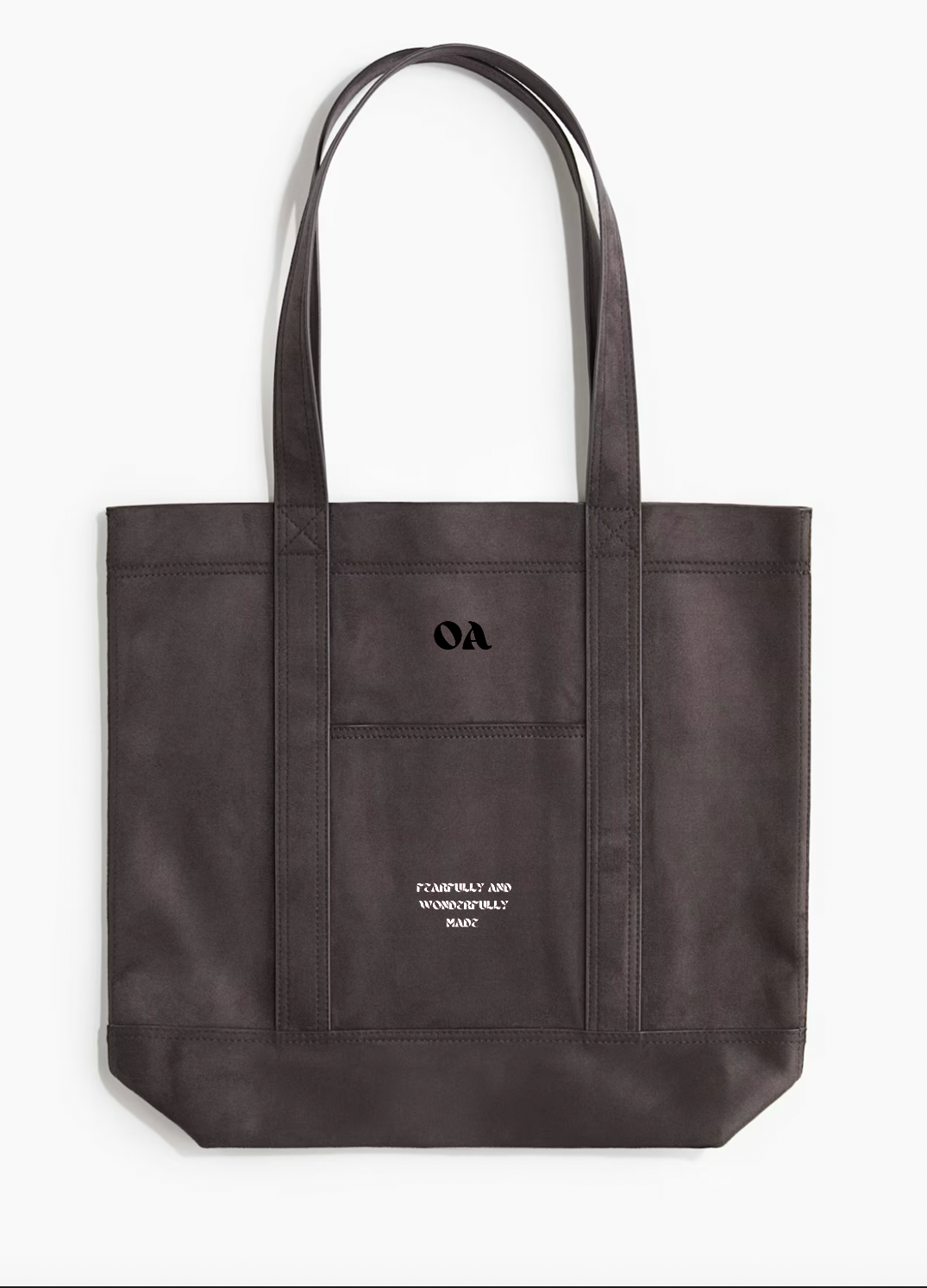 VINTAGE ONLY ARCHIVES TOTE BAG (MOCHA)