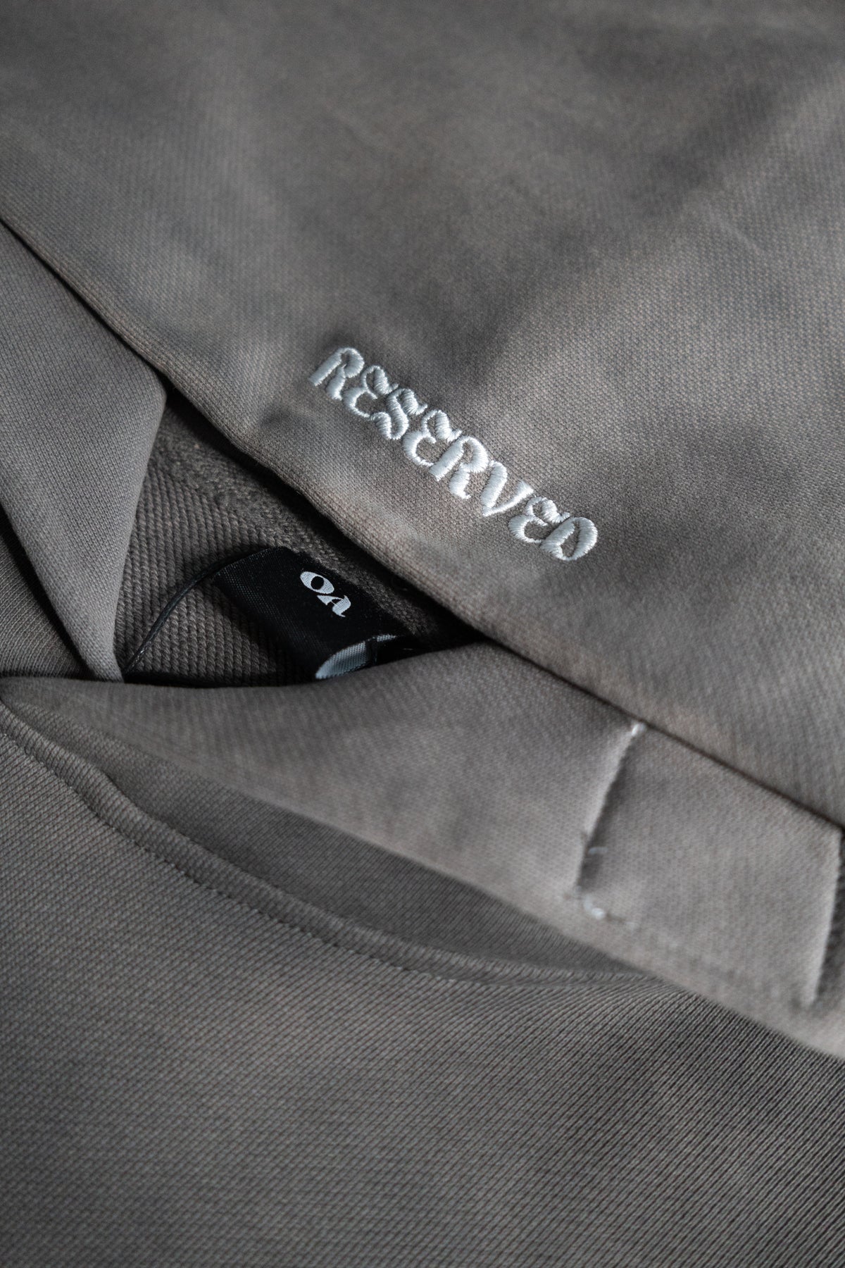 VINTAGE ONLY ARCHIVES HOODIE (WASHED GREY)