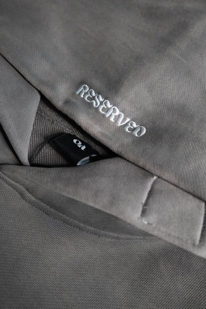 VINTAGE ONLY ARCHIVES HOODIE (WASHED GREY)