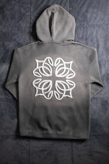 VINTAGE ONLY ARCHIVES HOODIE (WASHED GREY)