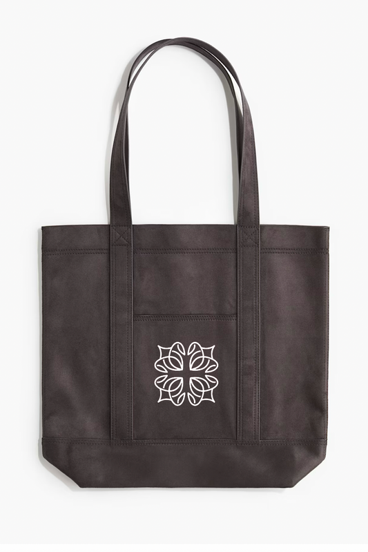 VINTAGE ONLY ARCHIVES TOTE BAG (MOCHA)