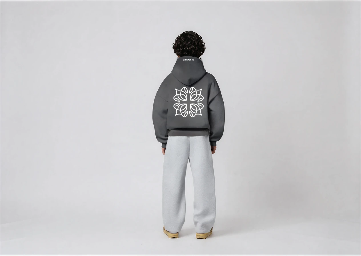 VINTAGE ONLY ARCHIVES HOODIE (WASHED GREY)