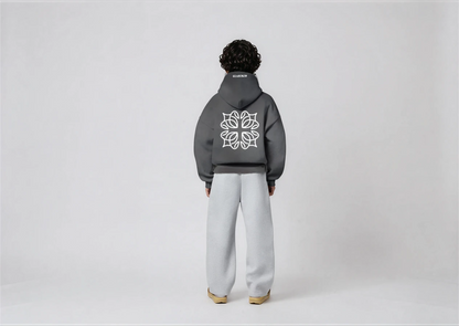 VINTAGE ONLY ARCHIVES HOODIE (WASHED GREY)