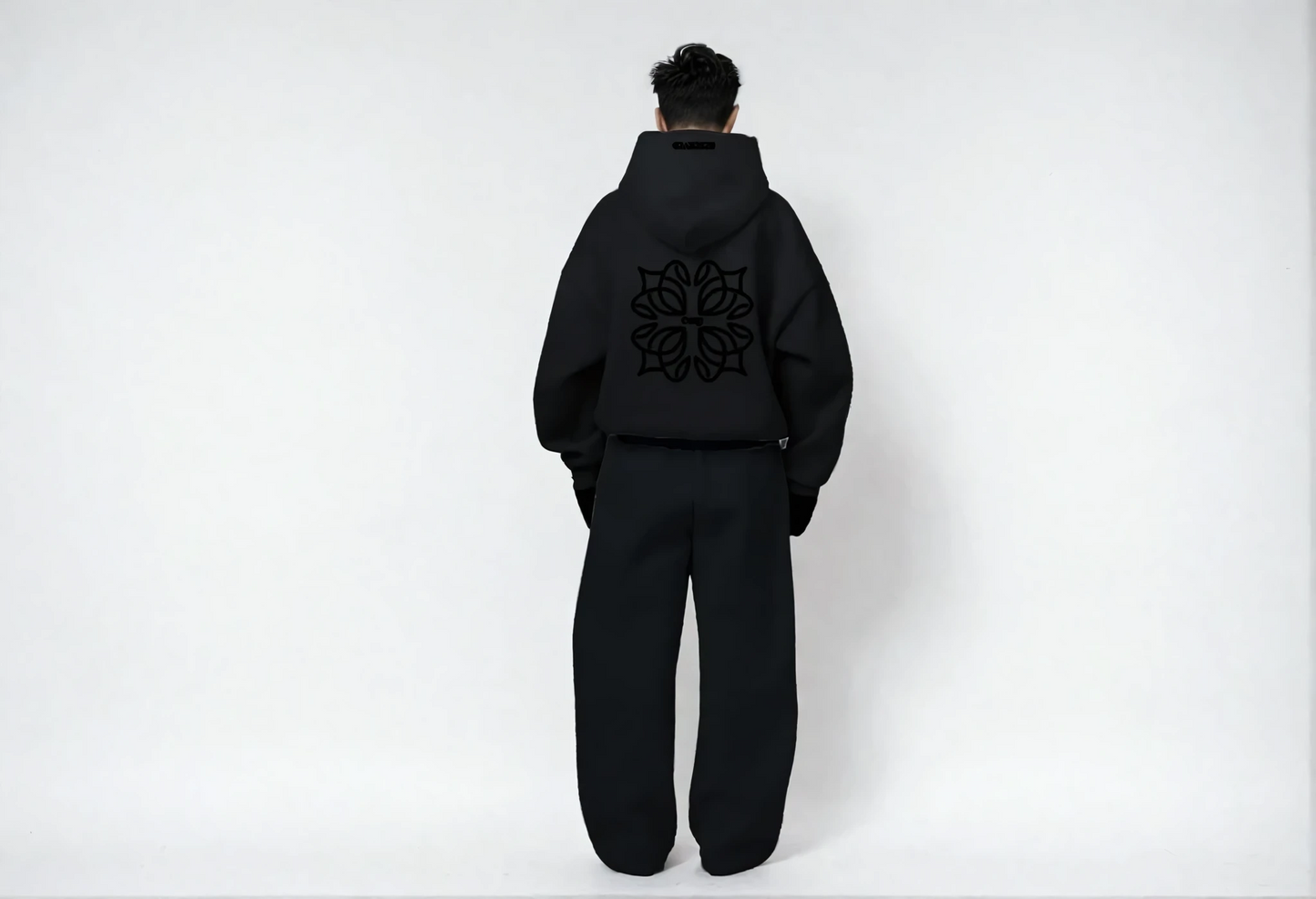 AGED ONLY ARCHIVES HOODIE (JET BLACK)