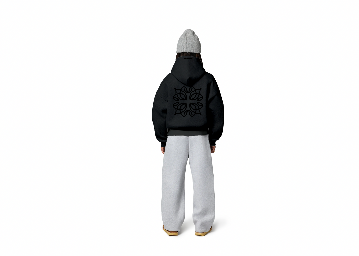 AGED ONLY ARCHIVES HOODIE (JET BLACK FADED)